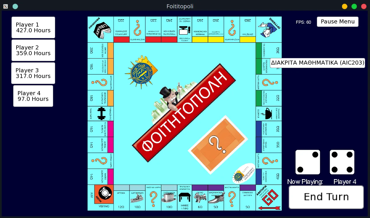 Foititopoli game screenshot